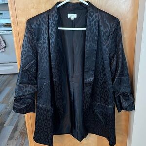 Black 3/4 length Blazer